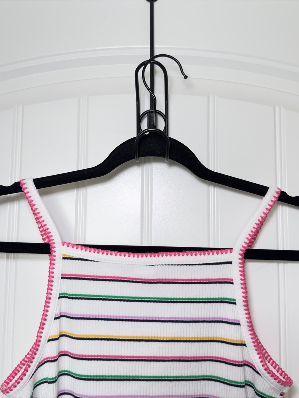 Old Navy Girls XL 14-16 Colorful Striped Fitted Tank Top - Picture 3 of 4